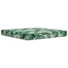 Coussin de canapé d'extérieur 3 pcs Motif feuille Polyester 532414532414
