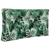 Coussin de canapé d'extérieur 3 pcs Motif feuille Polyester 532414532414