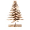 Arbre de Noël en bois pour décoration 100 cm bois massif de pin 532417532417