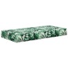 Coussin de Siège d'Extérieur Feuilles Tropicales 80 x 40 x 8 cm 532418532418