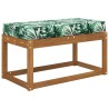Coussin de Siège d'Extérieur Feuilles Tropicales 80 x 40 x 8 cm 532418532418