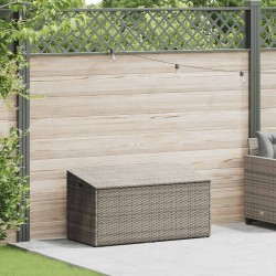 Coffre de rangement de jardin Gris 110 x 50 x 58 cm Résine tressée 532422532422