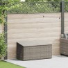 Coffre de rangement de jardin Gris 110 x 50 x 58 cm Résine tressée 532422532422