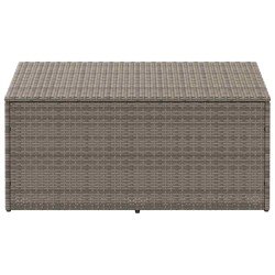 Coffre de rangement de jardin Gris 110 x 50 x 58 cm Résine tressée 532422532422