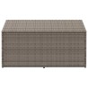 Coffre de rangement de jardin Gris 110 x 50 x 58 cm Résine tressée 532422532422