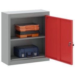 Armoire à outils avec étagère Rouge et Gris 50 x 20 x 55 cm 532434532434