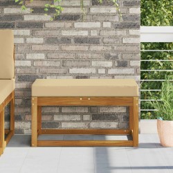 Coussin de Siège d'Extérieur Beige 80 x 40 x 8 cm 532435532435