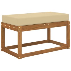 Coussin de Siège d'Extérieur Beige 80 x 40 x 8 cm 532435532435