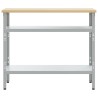 Table de travail Gris 100 x 55 x 85 cm Acier enduit de poudre 532436532436