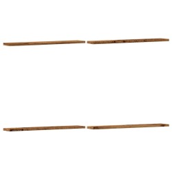 Étagères murales 4 pcs vieux bois 60x20x1,5cm bois d'ingénierie 532437532437