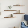 Étagères murales 4 pcs vieux bois 60x20x1,5cm bois d'ingénierie 532437532437