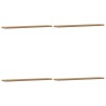 Étagères murales 4 pcs chêne artisanal 60x20x1,5 cm 532438532438