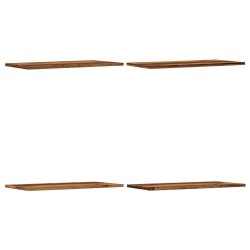 Étagères murales 4 pcs vieux bois 60x30x1,5cm bois d'ingénierie 532439532439