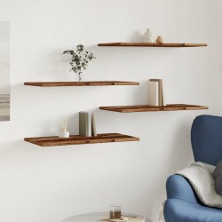 Étagères murales 4 pcs vieux bois 60x30x1,5cm bois d'ingénierie 532439532439