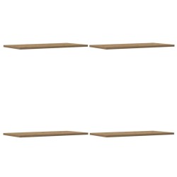 Étagères murales 4 pcs chêne artisanal 60x30x1,5 cm 532440532440