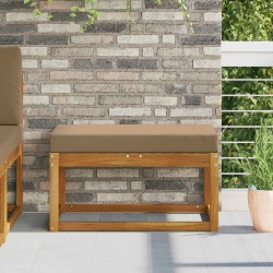 Coussin de Siège d'Extérieur Taupe 80 x 40 x 8 cm 532441532441