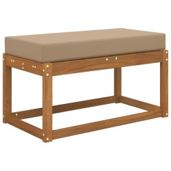 Coussin de Siège d'Extérieur Taupe 80 x 40 x 8 cm 532441532441
