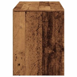 Tabouret de toilette vieux bois 70x35x45 cm bois d'ingénierie 532444532444