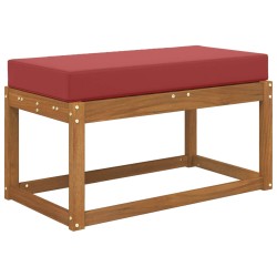 Coussin de Siège d'Extérieur Bordeaux 80 x 40 x 8 cm 532449532449