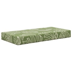 Coussin de Siège d'Extérieur Feuilles Vertes 80 x 40 x 8 cm 532451532451