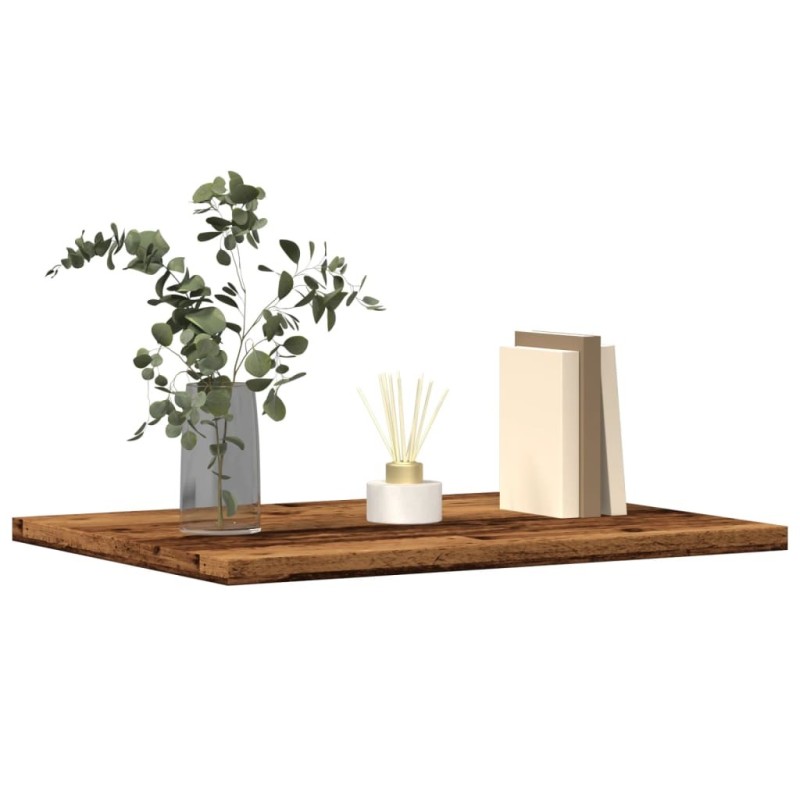 Panneaux de bibliothèque 4 pcs vieux bois 40x30x1,5 cm 532452532452