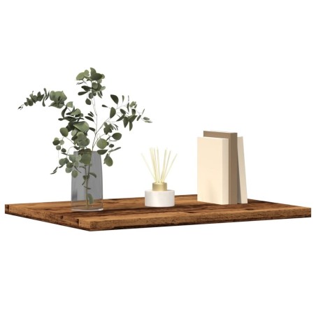 Panneaux de bibliothèque 4 pcs vieux bois 40x30x1,5 cm 532452532452