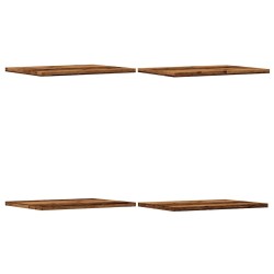 Panneaux de bibliothèque 4 pcs vieux bois 40x30x1,5 cm 532452532452