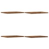 Panneaux de bibliothèque 4 pcs vieux bois 40x30x1,5 cm 532452532452