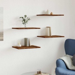 Panneaux de bibliothèque 4 pcs vieux bois 40x30x1,5 cm 532452532452