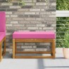 Coussin d’assise Rose 80 x 40 x 8 cm 100 % polyester 532453532453