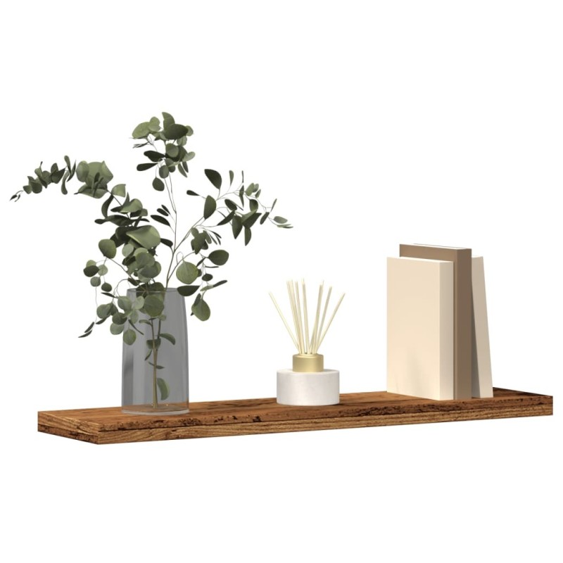 Étagères murales 4 pcs vieux bois 40x20x1,5cm bois d'ingénierie 532454532454