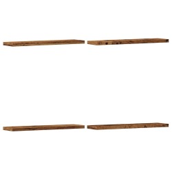 Étagères murales 4 pcs vieux bois 40x20x1,5cm bois d'ingénierie 532454532454