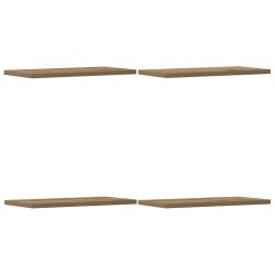 Étagères murales 4 pcs chêne artisanal 40x20x1,5 cm 532456532456