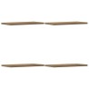 Étagères murales 4 pcs chêne artisanal 40x20x1,5 cm 532456532456