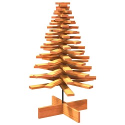 Arbre de Noël en bois pour décoration 100 cm bois de pin massif 532457532457