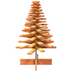 Arbre de Noël en bois pour décoration 100 cm bois de pin massif 532457532457