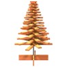 Arbre de Noël en bois pour décoration 100 cm bois de pin massif 532457532457