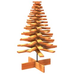 Arbre de Noël en bois pour décoration 100 cm bois de pin massif 532457532457