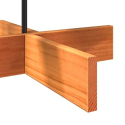 Arbre de Noël en bois pour décoration 100 cm bois de pin massif 532457532457