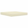 Coussin de canapé d'extérieur 3 pcs Crème Polyester 532458532458
