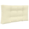 Coussin de canapé d'extérieur 3 pcs Crème Polyester 532458532458
