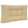 Coussin de canapé d'extérieur 3 pcs Beige Polyester 532459532459