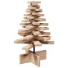 Arbre de Noël en bois pour décoration 60 cm bois massif de pin 532461532461