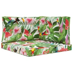 Coussin de canapé d'extérieur 3 pcs coloré Polyester 532466532466