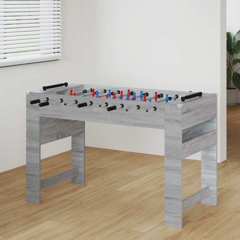Table de Foosball Gris Sonoma 125 x 60,5 x 80 cm 532473532473