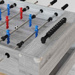 Table de Foosball Gris Sonoma 125 x 60,5 x 80 cm 532473532473