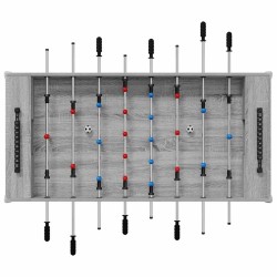 Table de Foosball Gris Sonoma 125 x 60,5 x 80 cm 532473532473