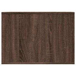 Meuble de bac à litière pour chat chêne marron bois ingénierie 532475532475