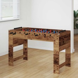 Table de Foosball Bois ancien 125 x 60,5 x 80 cm 532477532477