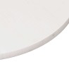 Dessus de table rond blanc Ø80x3 cm bois de pin massif 532478532478